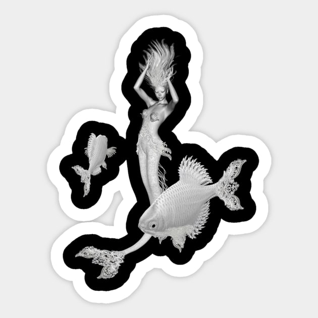 Wonderful mermaid Sticker by Nicky2342